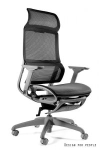 Fotel obrotowy ergonomiczny - regulacja wysokości - regulowane podłokietniki - space Fotel obrotowy ergonomiczny - regulacja wysokości - regulowane podłokietniki - space